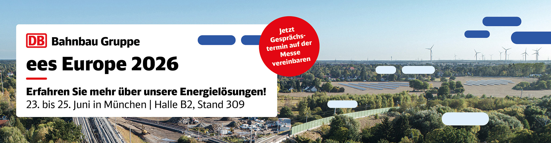 Besuchen Sie uns auf der ees Europe 2025 vom 7.-9.05.2025 in München, Halle B2, Stand 309
