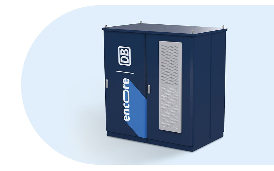 Produktbild des Outdoor Cabinets encore4more mit geschlossenen Türen.